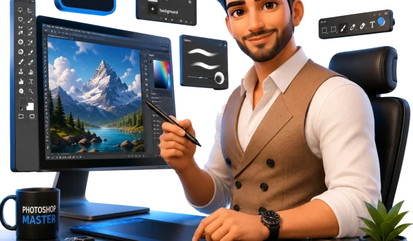 کلاس فتوشاپ یاسوج _ امین پیرمرادیان _ دوره فتوشاپ یاسوج _ آموزینو
